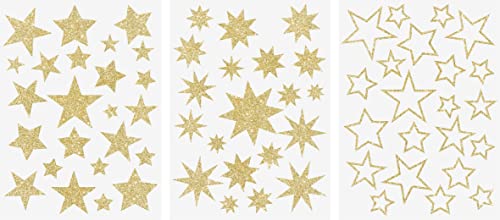 Fenster Sticker "Sterne Gold" von Heyda