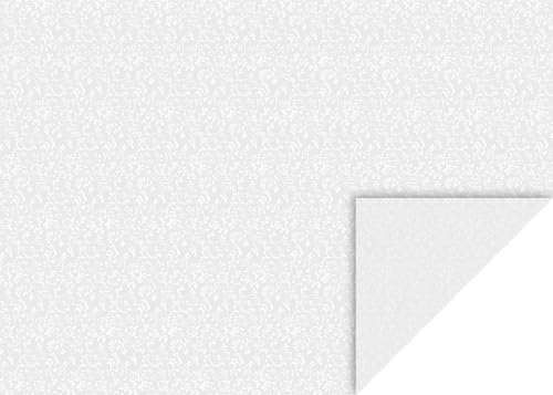 HEYDA 1026369968 10X Transparentpapier 50x70 Roma weiß, MDF von Heyda