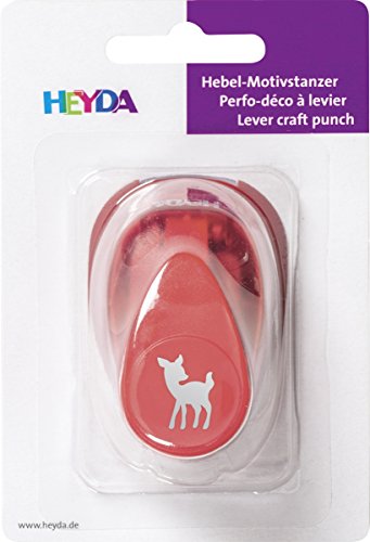 Heyda 203687604 Motivstanzer, klein Motivgröße: ca. 1, 7 cm, Motiv: Bambi von Heyda