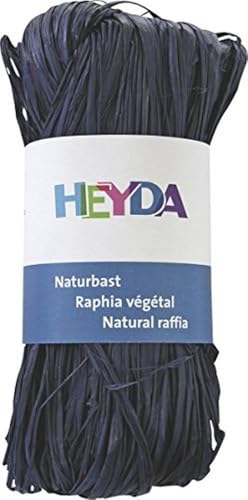 Heyda 204887793 Bast Naturbast marineblau von Heyda