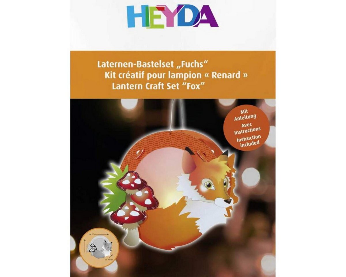 Heyda Papierlaterne Heyda Laternen-Bastelset Fuchs von Heyda