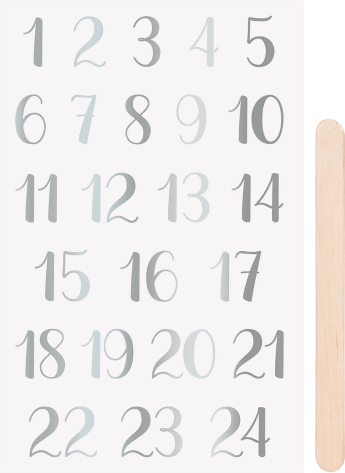 Heyda Sticker Heyda 203780949 RubSticker Advent si von Heyda