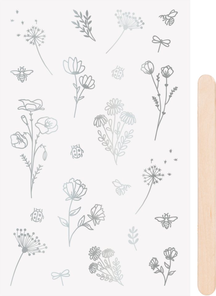 Heyda Sticker Heyda 203780967 RubSticker Blumen si von Heyda