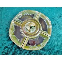 1960Er Jahre Green Wade Calif Usa 504 Chip Und Dip Vorspeisen Set 6 Stück von Heydeyjavoo