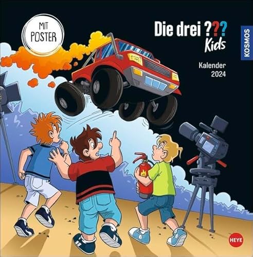 Die drei ??? Kids Broschurkalender 2024. Ein Jahr voller Abenteuer mit den Junior-Detektiven Justus, Peter und Bob. Wandkalender 2024 zum Eintragen mit spannenden Tipps Die drei ??? Kids Broschurkalender 2024. Ein Jahr voller Abenteuer mit den Junior-Detektiven Justus, Peter und Bob. Wandkalender 2024 zum Eintragen mit spannenden Tipps von Heye