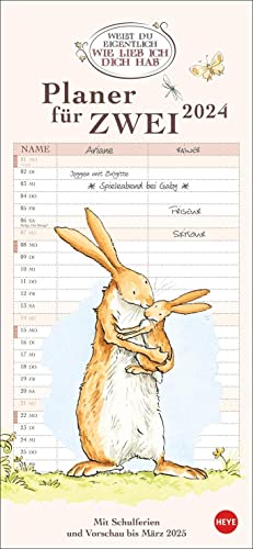 Weißt du eigentlich, wie lieb ich dich hab? Planer für zwei 2024. Liebevoll illustrierter Wand-Kalender mit 2 Spalten. Paarkalender 2024. Wand-Terminkalender. 16 x 35 cm. Weißt du eigentlich, wie lieb ich dich hab? Planer für zwei 2024. Liebevoll illustrierter Wand-Kalender mit 2 Spalten. Paarkalender 2024. Wand-Terminkalender. 16 x 35 cm. von Heye