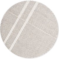 Fußmatte Løype breezy beige round Ø 100 cm von Heymat