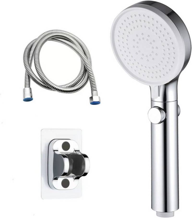 Heyork Handbrause Duschkopf mit Schlauch 2m Wassersparend Hochdruck Dusche 5 Strahlarten von Heyork