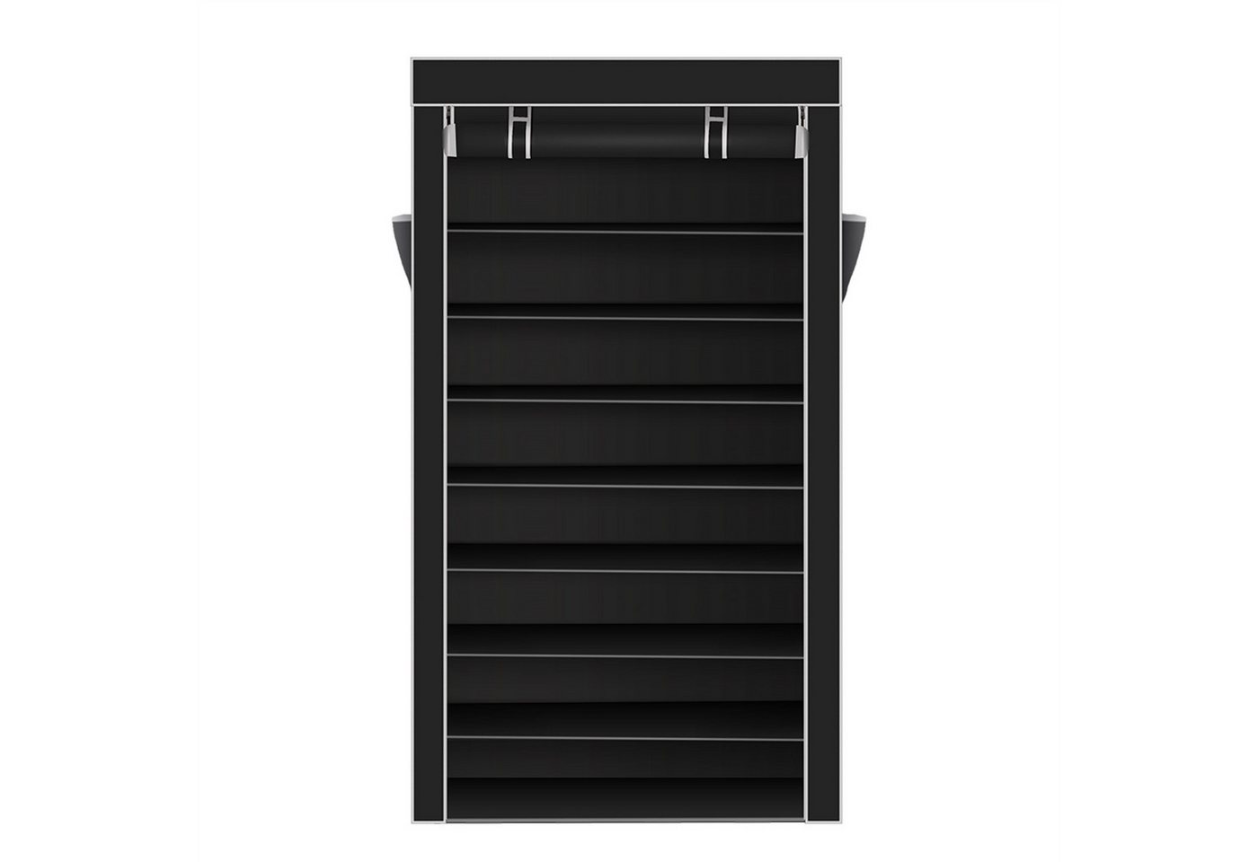 Heyork Schuhregal Schuhregal 10 Ebenen Schuhaufbewahrung mit staubdichtem für Wohnzimmer von Heyork