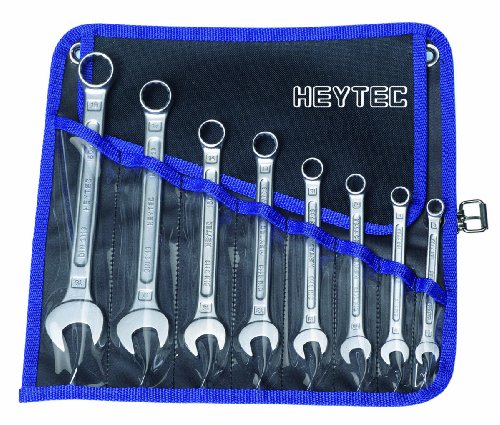 Heyco/Heytec 50810724280 Ringmaulschlüsselsatz in Rolltasche 8-teilig R 50810-8-M von Heytec