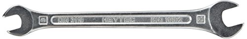 Heytec 50800081080 Doppelmaulschlüssel 8 x 10 mm aus Chrom-Vanadium Stahl von Heytec