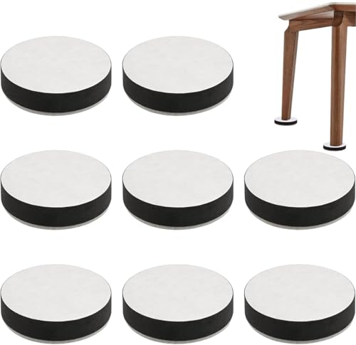 Heyumybit Möbelerhöhung Selbstklebend,8 Stück Runde Möbel Rutschhemmer,Möbel Erhöhung,Anti-Rutsch Filz Sockelfuss für Möbelfüße Tischbeine Stuhlbeine Furniture Feet Pads Heyumybit Möbelerhöhung Selbstklebend,8 Stück Runde Möbel Rutschhemmer,Möbel Erhöhung,Anti-Rutsch Filz Sockelfuss für Möbelfüße Tischbeine Stuhlbeine Furniture Feet Pads von Heyumybit