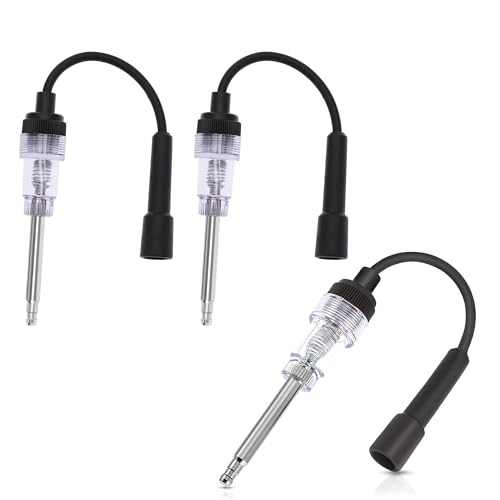 Zündungsprüfer 270 mm Universal Zündungstester Hezhou Zündkerzen Tester Zündungsprüfer KFZ Zündkerzen Testgerät für Interne/Externe Zündkerzenprüfgerät für Autos, Motorräder, Rasenmäher (3) von Hezhou