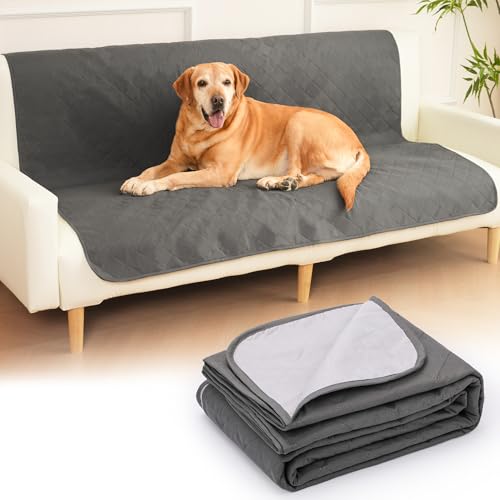 HezzLuv wasserdichte Hundedecke, Hundedecke & Katzenmatte für Sofa, Bett & Auto, Hundedecke Sofaschutz/Bettschutz, Reversible Kratzfeste Schutzdecke, Waschbar, Ideal für Große/Kleine Hunde, 203x152cm HezzLuv wasserdichte Hundedecke, Hundedecke & Katzenmatte für Sofa, Bett & Auto, Hundedecke Sofaschutz/Bettschutz, Reversible Kratzfeste Schutzdecke, Waschbar, Ideal für Große/Kleine Hunde, 203x152cm von HezzLuv