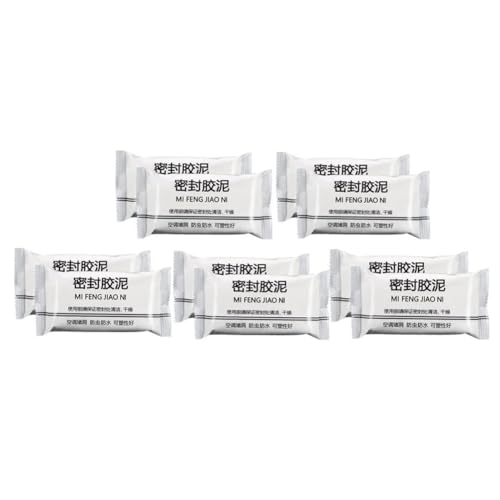 Hfourhnik 10 Stück Super Diamond Mud Seal, Neuer Typ Weißer Dichtungsknetstoff, Wasserdichte Kanaldichtungsreparatur-Dichtungsmasse Hfourhnik 10 Stück Super Diamond Mud Seal, Neuer Typ Weißer Dichtungsknetstoff, Wasserdichte Kanaldichtungsreparatur-Dichtungsmasse von Hfourhnik