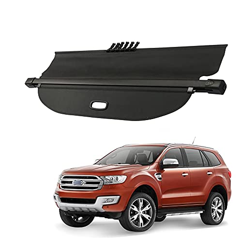 Auto Laderaumabdeckung FüR Ford EVEREST 2015-2021 Kofferraum Abdeckung Rollo Einziehbar Kofferraumabdeckung Hutablage Zum Schutz Der PrivatsphäRe Cargo Cover von Hgeds