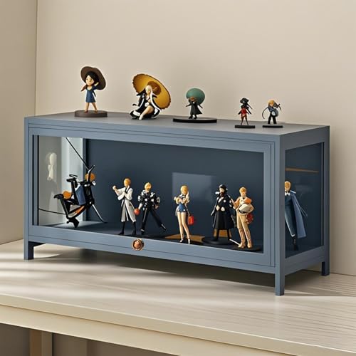 Hggdsac Display Cabinet, Vitrinenschrank Stehend, Acrylic Display Cabinet, Versiegelt und Staubdicht, Leicht zu Reinigen, für Schlafzimmer,Wohnzimmer, 80cm×33cm×40cm-Grau Hggdsac Display Cabinet, Vitrinenschrank Stehend, Acrylic Display Cabinet, Versiegelt und Staubdicht, Leicht zu Reinigen, für Schlafzimmer,Wohnzimmer, 80cm×33cm×40cm-Grau von Hggdsac