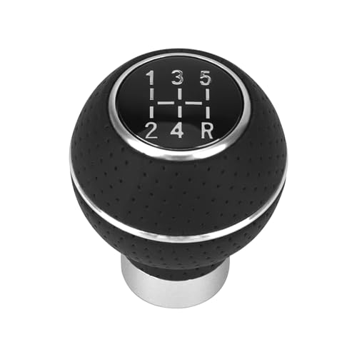 Hguvsjd Schaltknäufe 5-Gang-Auto-Schaltknauf Aluminium Universal M8 M10 M11 M12 Für Manuelles Getriebe Automatischer Schalthebel Auto Schaltknauf(Silber) von Hguvsjd