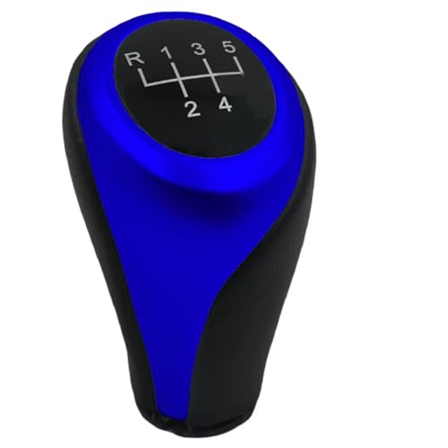 Hguvsjd Schaltknäufe Für 1 3 4 Serie F30 F31 F34 F35 F32 F33 F36 F20 F21 F80 F87 F82 F83 M2 M4 Getriebe Schaltknauf Hebel Getriebe Stick Shifter Auto Schaltknauf(5 speed blue) von Hguvsjd