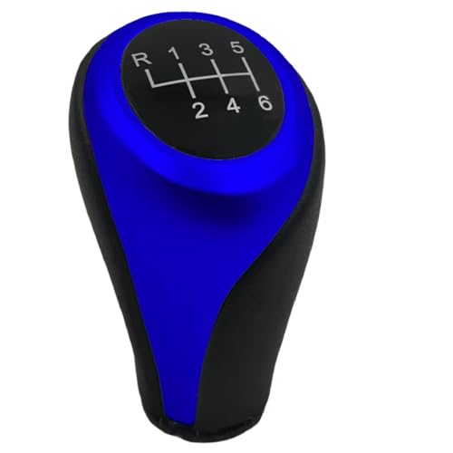 Hguvsjd Schaltknäufe Für 1 3 4 Serie F30 F31 F34 F35 F32 F33 F36 F20 F21 F80 F87 F82 F83 M2 M4 Getriebe Schaltknauf Hebel Getriebe Stick Shifter Auto Schaltknauf(6 speed blue) von Hguvsjd
