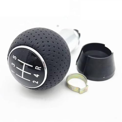 Hguvsjd Schaltknäufe Für A3 S3 8L 1.6L 2001 2002 2003 12mm / 23mm Hand Geschwindigkeit Schaltknauf Hebel Shifter Gamasche Boot Abdeckung Auto Schaltknauf(12345Rknob 12mm) von Hguvsjd