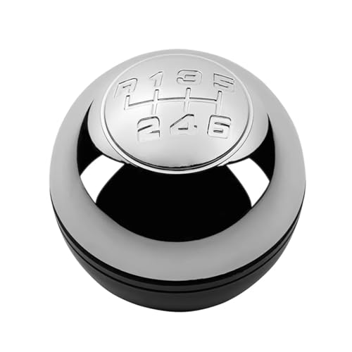 Hguvsjd Schaltknäufe Für Alfa Für Romeo Für Giulietta 2010-on 2011-2018 5/6 Geschwindigkeit Mnaual Schaltknauf Hebel Shifter Handball Auto Schaltknauf(6 Speed Chrome) von Hguvsjd