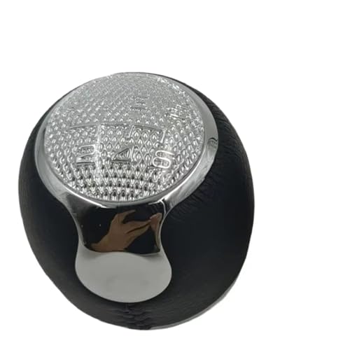 Hguvsjd Schaltknäufe Für Alfa Für Romeo Für Mito 2008-2016 Manueller Wählhebel Getriebegriff Kugelschaltknauf Hebel Getriebe Schalthebel Leder Auto Schaltknauf(6 Speed) von Hguvsjd