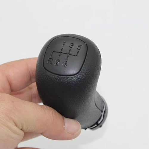 Hguvsjd Schaltknäufe Für Benz W638 Für VITO 1996 1997 1998 1999 2000 2001 2002 2003 5-Gang-Schaltknöpfe Mit Ledermanschette Auto Schaltknauf(Gear knob) von Hguvsjd