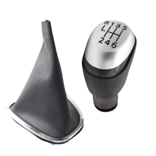 Hguvsjd Schaltknäufe Für Clio Mk4 IV 2012-2020 Schaltknauf Hebel Shifter Stift Getriebe Gamasche Boot Kragen Fall Autos 5/6 Geschwindigkeit Auto Schaltknauf(Type10) von Hguvsjd
