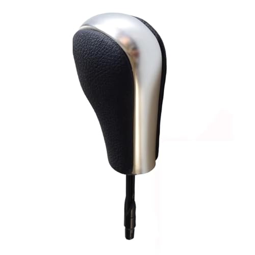 Hguvsjd Schaltknäufe Für E39 E46 E53 E60 E61 E63 E64 E83 E81 E82 E87 E90 E91 E92 E93 Automatischer Schaltknauf Auto Schaltknauf(Matt Silver-Short) von Hguvsjd