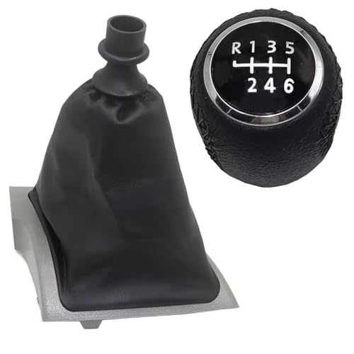 Hguvsjd Schaltknäufe Für Fiat Für Ducato 2002-2014 Auto Getriebe Stick Schaltknauf Gaitor Boot Hebel Stift Ersatz Auto Schaltknauf(R123456 gray set) von Hguvsjd