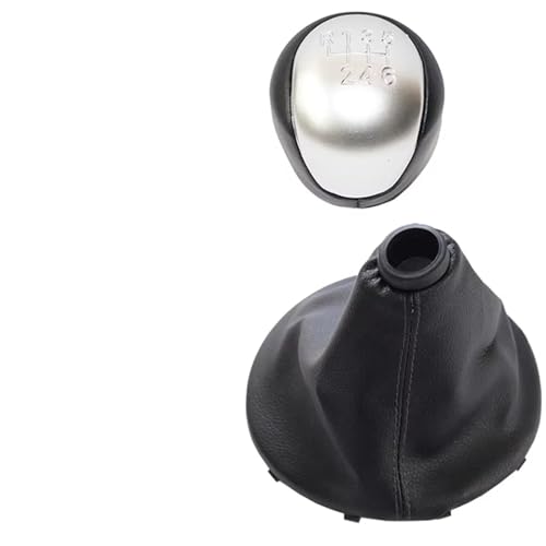 Hguvsjd Schaltknäufe Für Kia Für Cerato Für Forte 2009-2013 Getriebegriffe Hebelwechselabdeckung 6-Gang-Schaltknaufmanschette Schalthebel Staubschutzhülle Auto Schaltknauf(Type 1 rotundity) von Hguvsjd