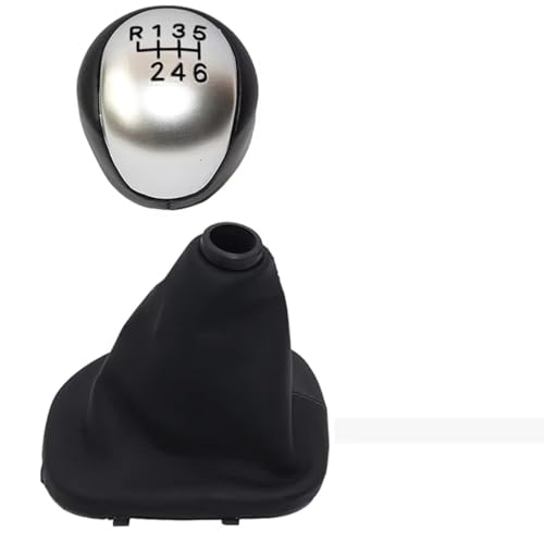 Hguvsjd Schaltknäufe Für Kia Für Cerato Für Forte 2009-2013 Getriebegriffe Hebelwechselabdeckung 6-Gang-Schaltknaufmanschette Schalthebel Staubschutzhülle Auto Schaltknauf(Type 6 square) von Hguvsjd