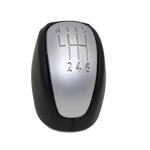 Hguvsjd Schaltknäufe Für Koleos I MK1 2007–2016, Manueller Schalthebelgriff, 6-Gang-Schaltknauf, Hebel-Schaltknauf Auto Schaltknauf(Weiß) von Hguvsjd