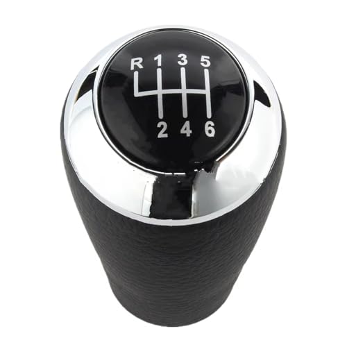 Hguvsjd Schaltknäufe Für MAZDA 3 Für BK BL 2006 2007 2008 2009 2010 2011 2012 Auto-Styling 5/6 Geschwindigkeit PU Leder Schaltknauf Auto Schaltknauf(6 speed 2) von Hguvsjd