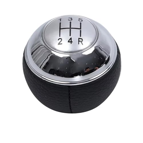 Hguvsjd Schaltknäufe Für MINI Für COOPER R55 R56 R57 R58 R59 R60 R61 Auto Schaltknauf Innenhebel HandBall 5 6 Geschwindigkeit Auto Schaltknauf(Silver 5Speed) von Hguvsjd