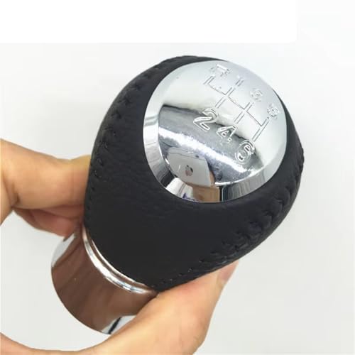 Hguvsjd Schaltknäufe Für Mazda 6 2002 2003 2004 2005 2006 2007 5/6-Gang-Schalthebel-Schaltknauf Mit Lederkoffer-Autoteile Auto Schaltknauf(6 Speed Gear Knob) von Hguvsjd