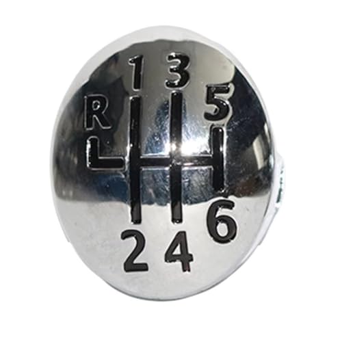 Hguvsjd Schaltknäufe Für Megane Für Scenic Für Laguna Für Espace 5/6-Gang-Schaltknauf Stick Badge Emblem Trim Cap Cover Auto Schaltknauf(R 1 2 3 4 5 6) von Hguvsjd
