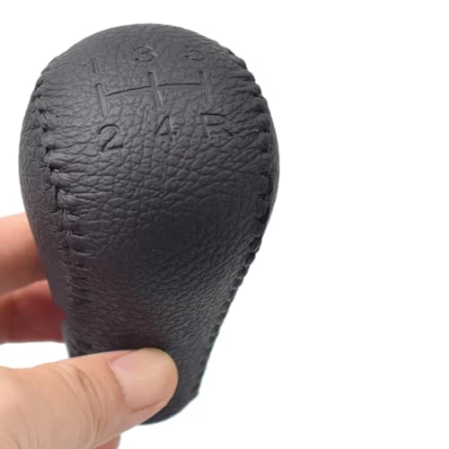 Hguvsjd Schaltknäufe Für Navara D40 Für Frontier Double Cab 2005-2015 Für Pathfinder R51 2007-2019 Manueller 5/6-Gang-Schaltknaufgriffhebel Auto Schaltknauf(Black 5 Speed) von Hguvsjd