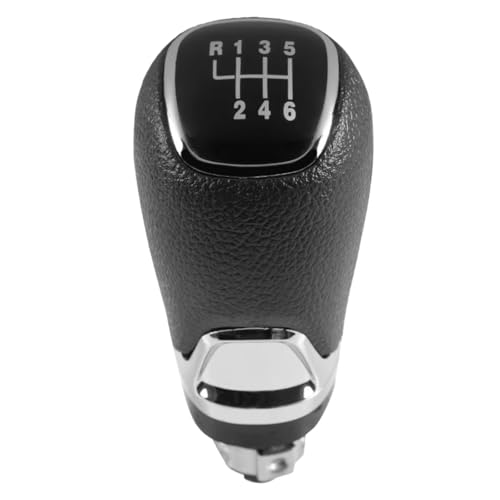 Hguvsjd Schaltknäufe Für Skoda Für Octavia A5 A6 2004 2005 2006 2007 2008 2009 2010 2011 2012 Schaltknauf Gaitor Boot Abdeckung Auto Schaltknauf(6Speed gearknob only) von Hguvsjd