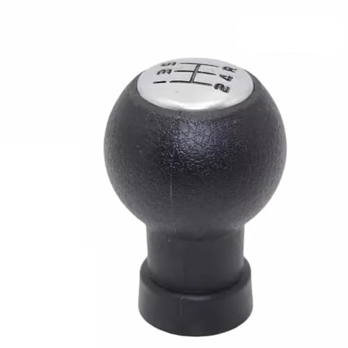 Hguvsjd Schaltknäufe Für Suzuki Für Swift 2005-2010 SX4 2005-2013 5-Gang-Auto-Schaltknaufkopf-Stick-Shift-Kunststoff-T-Modell Auto Schaltknauf(Silver black) von Hguvsjd