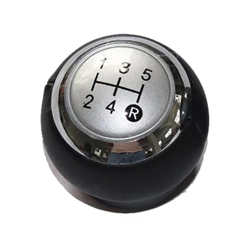 Hguvsjd Schaltknäufe Für Toyota Für Verso 2009–2013 Abdeckung Für Schaltknauf Schalthebel, Staubschutzhülle Für Schaltgetriebe Auto Schaltknauf(5 speed silver knob) von Hguvsjd