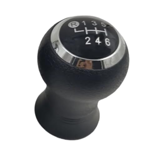 Hguvsjd Schaltknäufe Für Toyota Für Yaris Für Auris 2005-2010 5/6 Geschwindigkeit Schaltknauf Stick Kopf Getriebe Schalthebel Griff Auto Schaltknauf(Black 6 Speed) von Hguvsjd