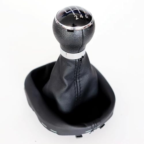 Hguvsjd Schaltknäufe Für VW Für Caddy Für Touran 2003 2004 2005 2006 2007 2008 2009 2011 2012 2013 2014 2015 Auto-Styling 6-Gang-Schalthebel-Schaltknauf Auto Schaltknauf von Hguvsjd