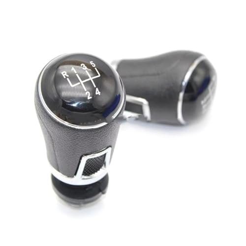 Hguvsjd Schaltknäufe Für VW Für Passat B7 2011-2015 Auto-Styling 5/6-Gang-Schalthebel Schaltknauf Mit PU-Ledermanschette Auto Schaltknauf(5 speed Knob) von Hguvsjd