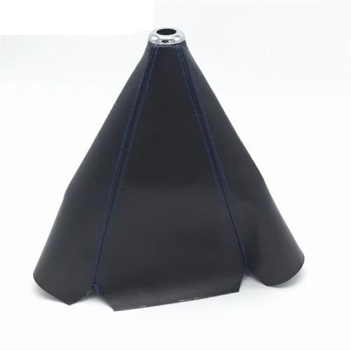 Hguvsjd Schaltknäufe Universal Leder Shifter AT MT Auto Schaltknauf Gamasche Boot Abdeckung Auto Schaltknauf(Blue Line) von Hguvsjd