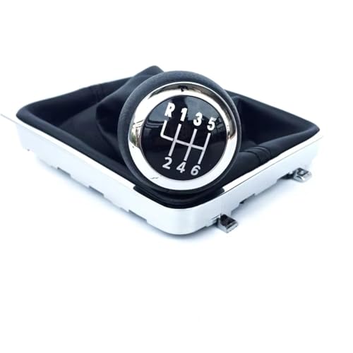 Schaltknäufe Für Für Passat B6 2005-2011 5/6 Geschwindigkeit Auto Getriebe Shift Knob Handball Shifter Hebel Gamasche Boot Auto Schaltknauf(6 Speed Gaiter Boot) von Hguvsjd