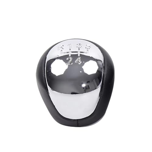 Schaltknäufe Für Hyundai I30 Für Elantra Für Touring 2008 5 Geschwindigkeit Getriebe Shifter Knob Stift Griff Headball Manuelle Auto Schaltknauf(Bright Silver) von Hguvsjd