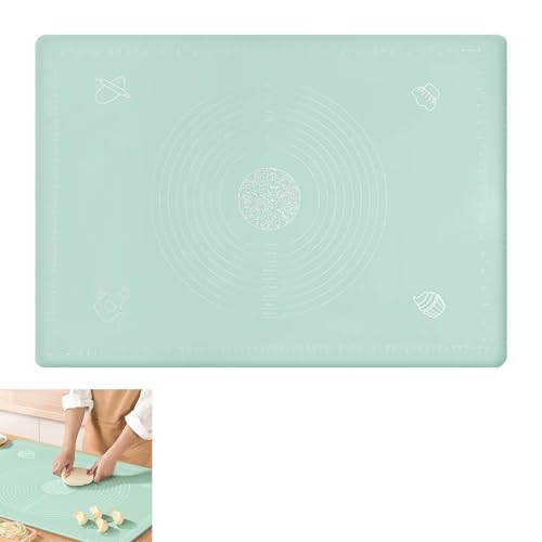 Backmatte Silikon, 50 x 70 cm Antihafte Backmatte Silikon Groß, Silikonmatte Backen Rutschfeste, Backunterlage Silikon für Teig, BPA Frei, Antihaftbeschichtete Teigmatte Backunterlage mit Messung Backmatte Silikon, 50 x 70 cm Antihafte Backmatte Silikon Groß, Silikonmatte Backen Rutschfeste, Backunterlage Silikon für Teig, BPA Frei, Antihaftbeschichtete Teigmatte Backunterlage mit Messung von HhBdy