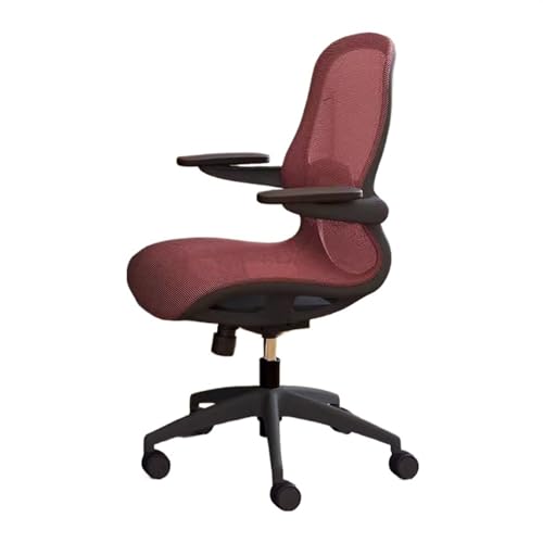 Computer-Gaming-Stuhl Ergonomischer Bürostuhl aus Netzgewebe, Schreibtischstuhl mit hoher Rückenlehne, verstellbaren hochklappbaren Armlehnen, Lordosenstütze und Rollen, drehbarer Computer-Arbeitsstuh von Hhaoran-9868